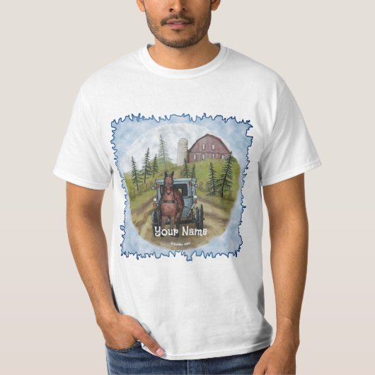 Amish Town Day T-shirt (Voorkant)