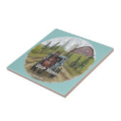 Amish Town Day Tegeltje (Zijkant)