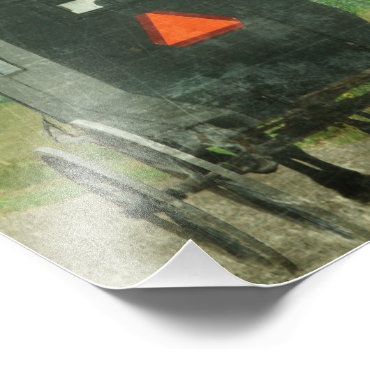 Amish Travel Foto Afdruk (Hoek)