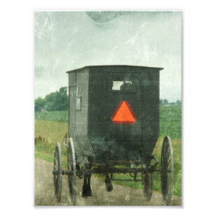 Amish Travel Foto Afdruk