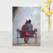 Amish Travel, Grunge All Occasions Kaart (Gele Bloem)