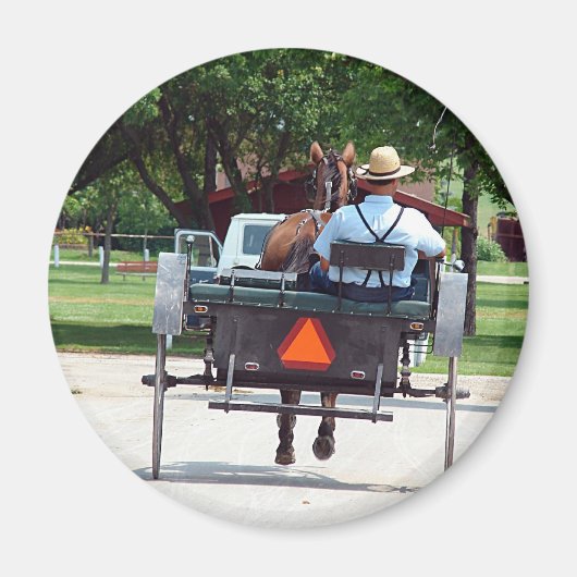Amish Travel Magneet (Voorkant)