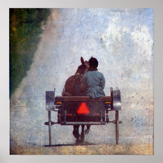 Amish Travel Poster (Voorkant)
