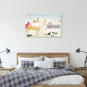 Amish Village Canvas Afdruk (Insitu (Slaapkamer))