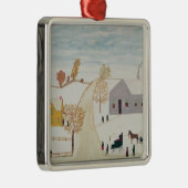 Amish Village Metalen Ornament (Rechts)