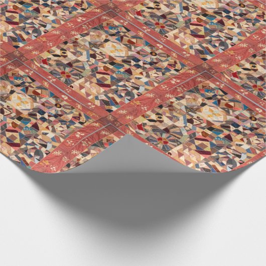 Amish-vriendschapsquilt Cadeaupapier (Hoek)