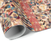 Amish-vriendschapsquilt Cadeaupapier (Rol Hoek)