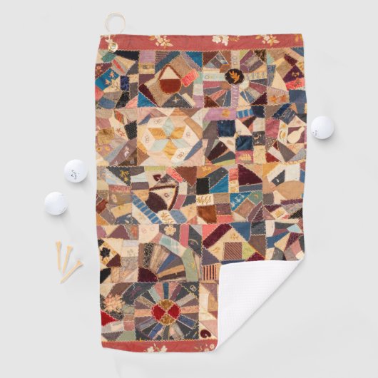 Amish-vriendschapsquilt Golfhanddoek (Insitu)