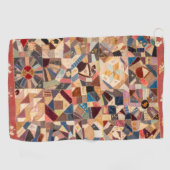 Amish-vriendschapsquilt Golfhanddoek (Horizontaal)
