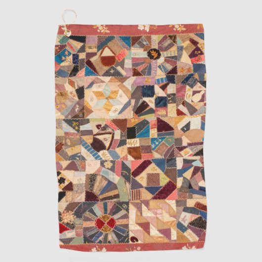 Amish-vriendschapsquilt Golfhanddoek (Voorkant)