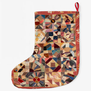 Amish-vriendschapsquilt Grote Kerstsok