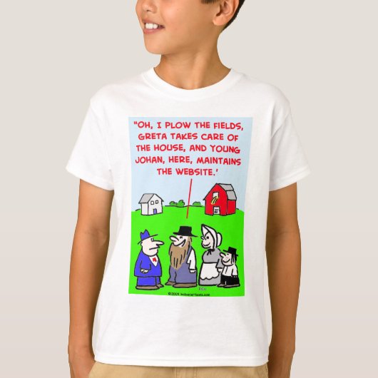 amish website t-shirt (Voorkant)
