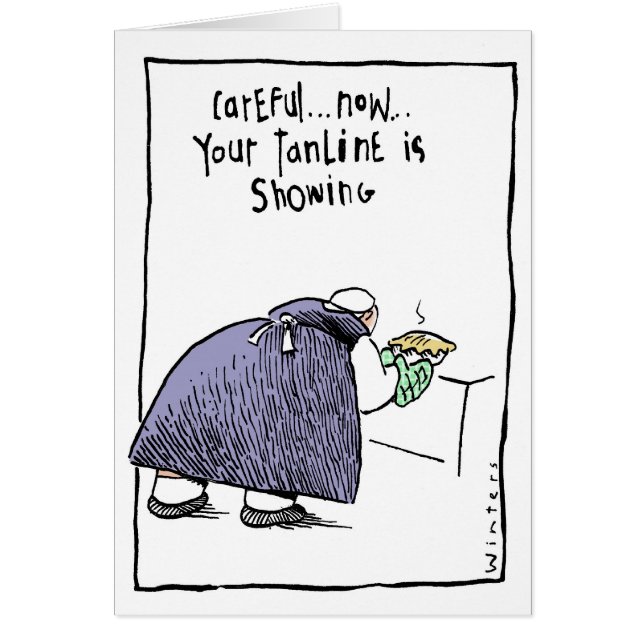 Amish Woman Shows een been (Voorkant)