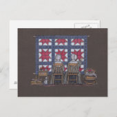 Amish Women Quilting Briefkaart (Voorkant / Achterkant)