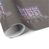 Amish Women Quilting Cadeaupapier (Rol Hoek)