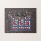 Amish Women Quilting Legpuzzel (Horizontaal)
