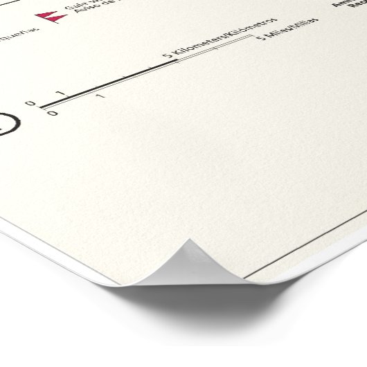 Amistad National Recreation Area Map Poster (Hoek)