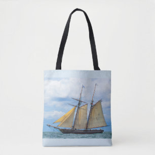 Amistad onder zeil tote bag