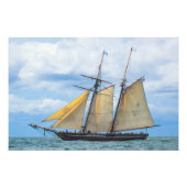 Amistad under Sail Foto Afdruk (Voorkant)