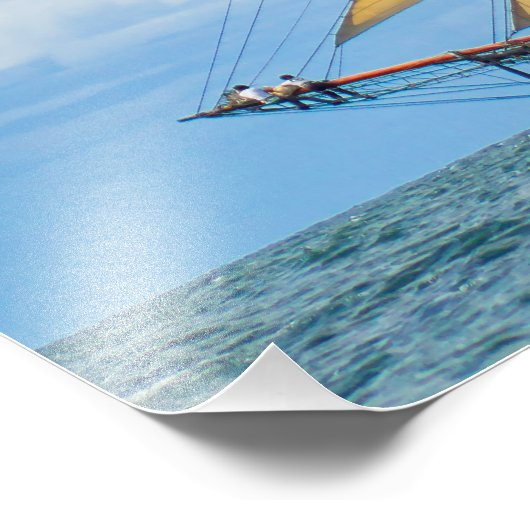 Amistad under Sail Foto Afdruk (Hoek)