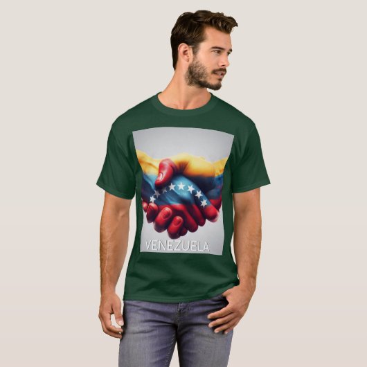 Amistad y Hermandad  T-shirt (Voorkant volledig)