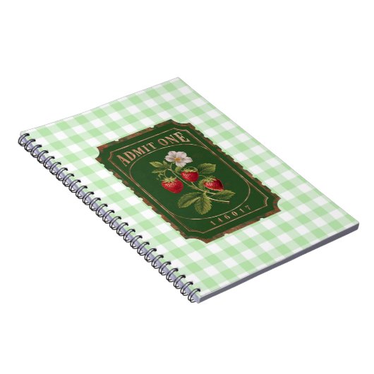 Amit one - Aardbei Notitieboek (Rechterzijde)