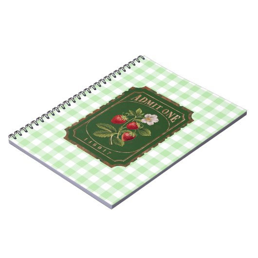 Amit one - Aardbei Notitieboek (Linkerzijde)