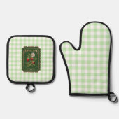 Amit one - Aardbei Ovenwant & Pannenlap Set (Voorkant)