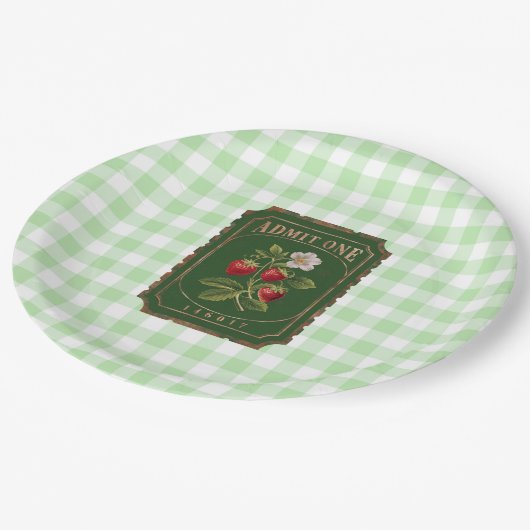 Amit one - Aardbei Papieren Bordje (Gekanteld)