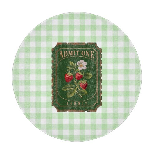 Amit one - Aardbei Snijplank (Voorkant)