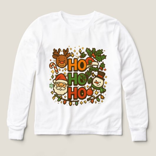 AMITA | HO HO HO Holiday Crew Tee (Voorkant)