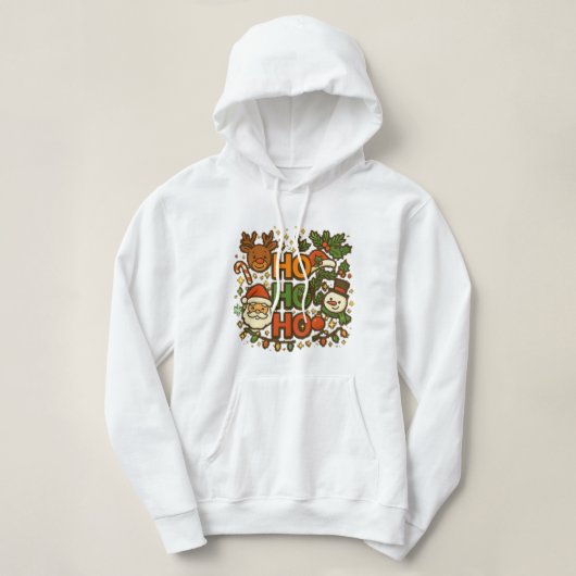 AMITA | HO HO HO Holiday Crew Tee Hoodie (Design voorkant)