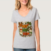 AMITA | HO HO HO Holiday Crew Tee T-shirt (Voorkant)