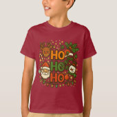 AMITA | HO HO HO Holiday Crew Tee T-shirt (Voorkant)
