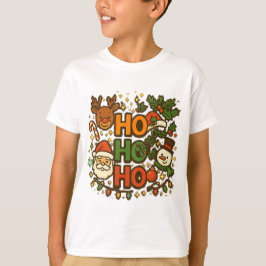 AMITA | HO HO HO Holiday Crew Tee T-shirt