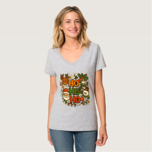 AMITA HO HO HO Kerst Crew T-shirt