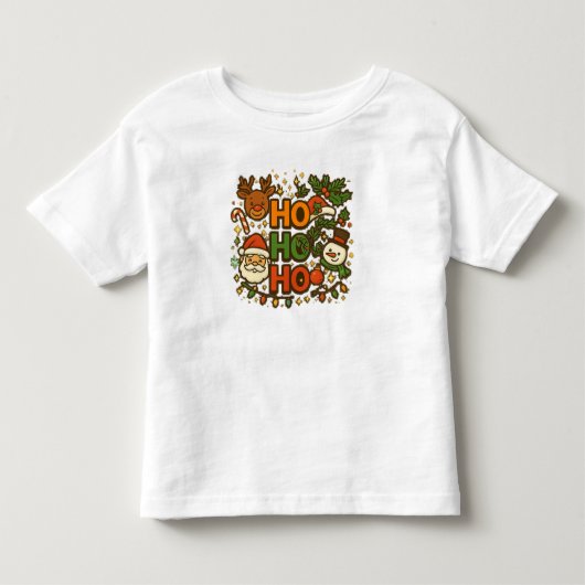 AMITA | HO HO HO Kerst Crew T-shirt (Voorkant)