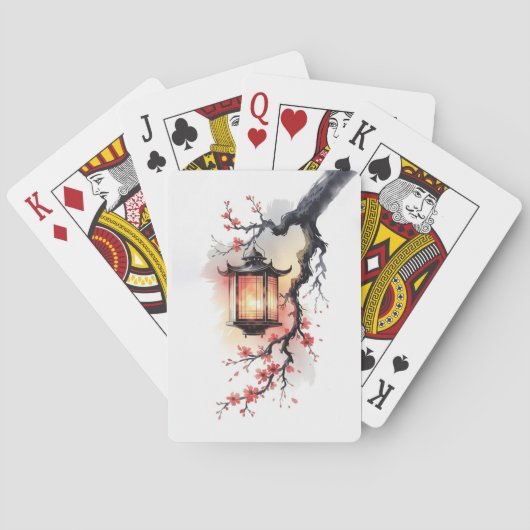 AMITA | Infinite Lantern | Cherry Blossom Light  Pokerkaarten (Achterkant)