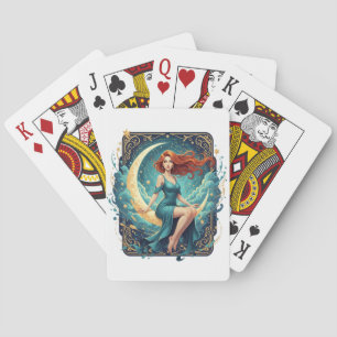AMITA Infinite Moonlight Rodeharige Muze Pokerkaarten