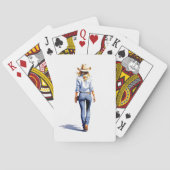 AMITA | Infinite West | Cowgirl Elegance Pokerkaarten (Achterkant)