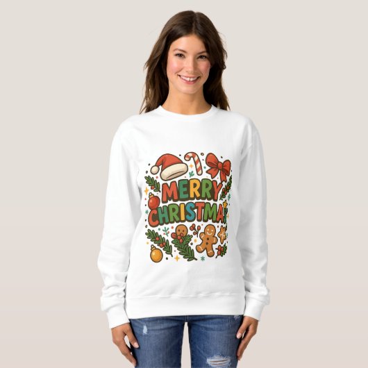 AMITA | Kerstmis Party T-shirt (Voorkant volledig)