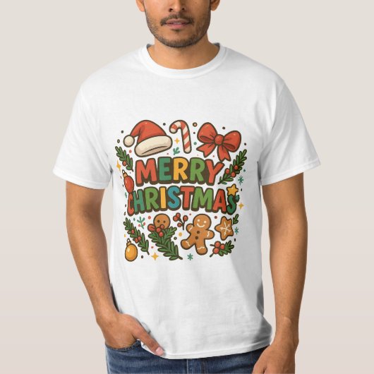 AMITA | Kerstmis Party T-shirt (Voorkant)
