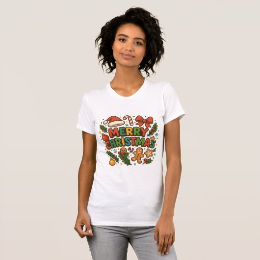 AMITA | Merry Christmas Party Tee T-shirt (Voorkant volledig)