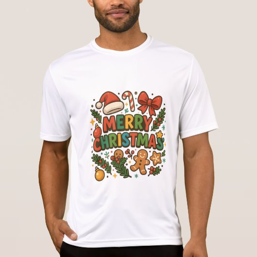 AMITA | Merry Christmas Party Tee T-shirt (Voorkant)