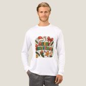 AMITA | Merry Christmas Party Tee Tri-Blend Shirt (Voorkant)
