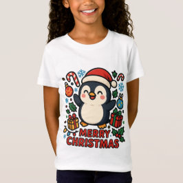 AMITA | Merry Christmas Penguin T-shirt