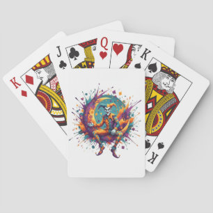 AMITA Oneindig spel Joker op de Maan Pokerkaarten