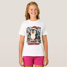 AMITA | Prettig Kerst Pinguïn T-shirt