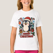 AMITA | Prettig Kerst Pinguïn T-shirt (Voorkant)