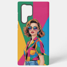 AMITA | Retro Kleur Pop Stijl Meisje